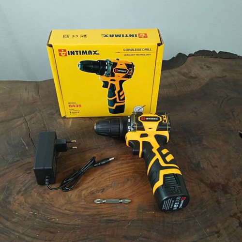 دریل شارژی براشلس صنعتی تک باتری اینتیمکس