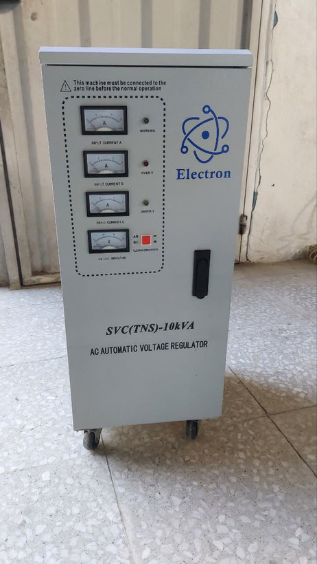 استابلایزر سه فاز سروو موتوری 10KVA عمودی صنعتی 10کاوا